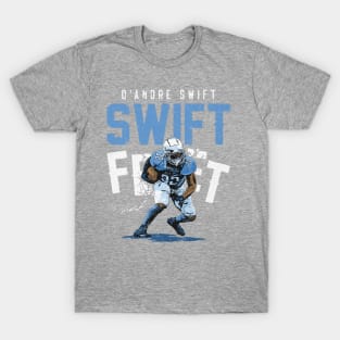 D'Andre Swift Detroit Swift Feet T-Shirt